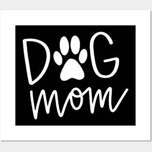 Dog Mom Paw Posters and Art